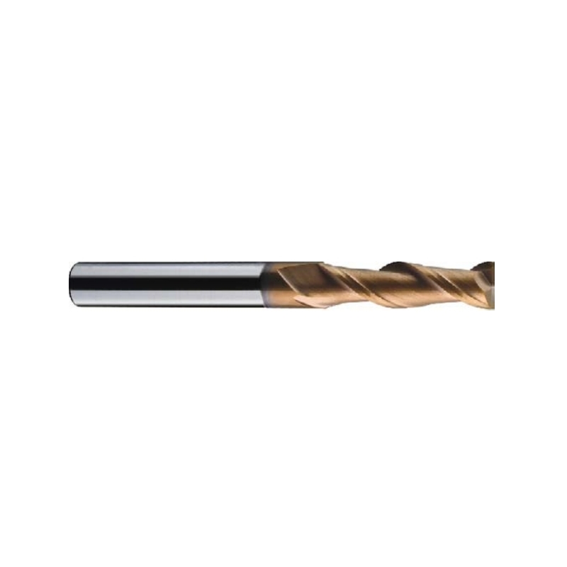 55° Solid Carbide End Mills- 2 Flute, Standard Length