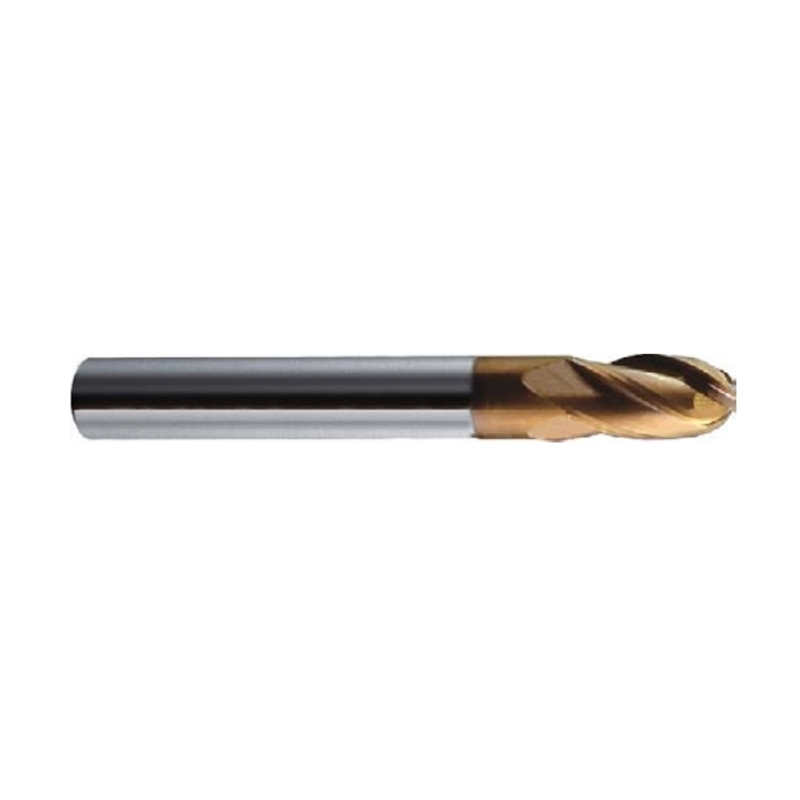 55° Solid Carbide End Mills-4 Flute, Ball Nose
